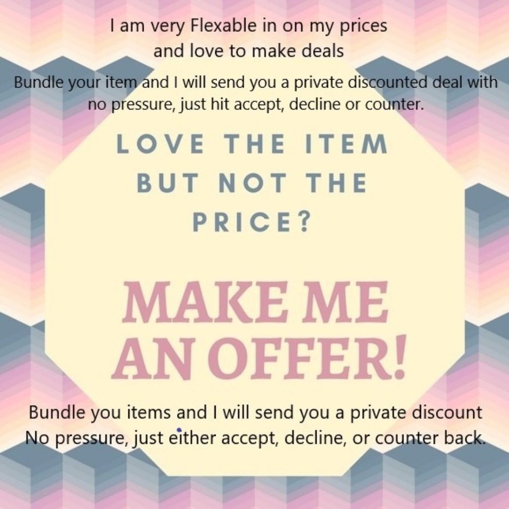 Make me an offer,  im flexible.